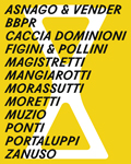Asnago & Vender, BBPR, Caccia Dominioni, Figini & Pollini, Magistretti, Mangiarotti, Morassutti, Moretti, Muzio, Ponti, Portaluppi, Zanuso